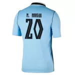 Uruguay Maximiliano Araujo 20 Fotbollströja Hemma VM 2026