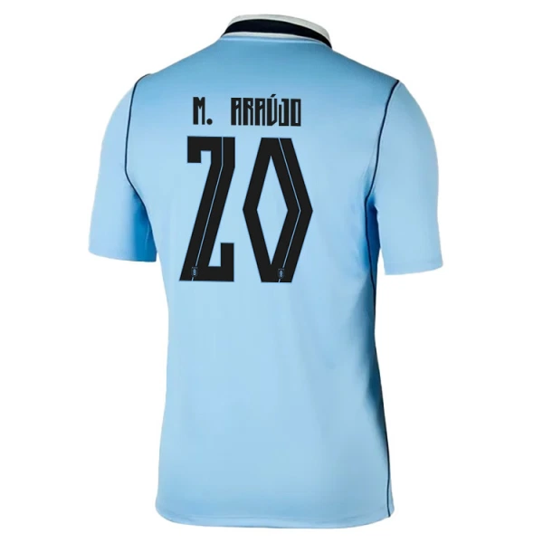 Uruguay Maximiliano Araujo 20 Fotbollströja Hemma VM 2026 Uruguay Maximiliano Araujo 20 Fotbollströja Hemma VM 2026