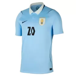 Uruguay Maximiliano Araujo 20 Fotbollströja Hemma VM 2026