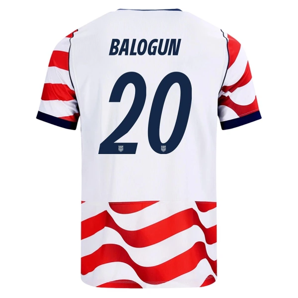 USA Balogun 20 Fotbollströja Hemma VM 2026 USA Balogun 20 Fotbollströja Hemma VM 2026