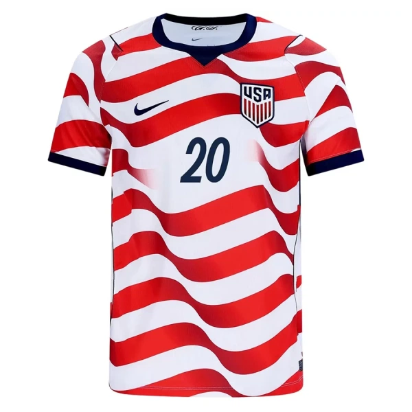 USA Balogun 20 Fotbollströja Hemma VM 2026