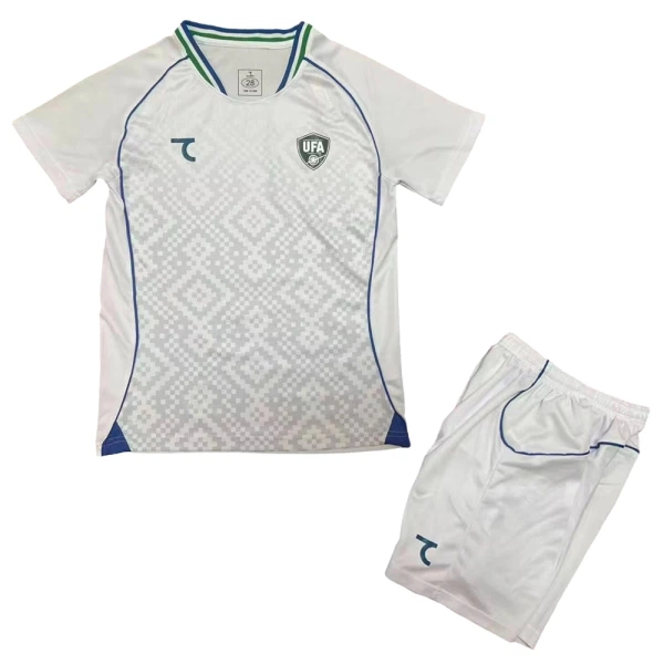Uzbekistan Fotbollströja Barn Borta VM 2026 Uzbekistan Fotbollströja Barn Borta VM 2026