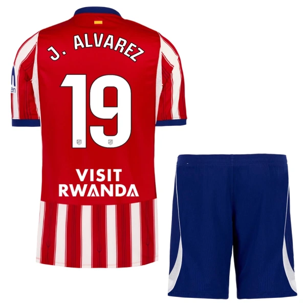 Atlético Madrid J. Alvarez 19 Fotbollströja Barn Hemma 2026/27 Atlético Madrid J. Alvarez 19 Fotbollströja Barn Hemma 2026/27