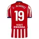 Atlético Madrid J. Alvarez 19 Fotbollströja Hemma 2026/27 Atlético Madrid J. Alvarez 19 Fotbollströja Hemma 2026/27