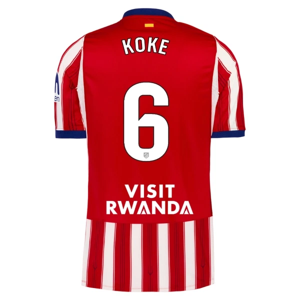 Atlético Madrid Koke 6 Fotbollströja Hemma 2026/27 Atlético Madrid Koke 6 Fotbollströja Hemma 2026/27