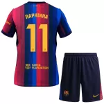 FC Barcelona Raphinha 11 Fotbollströja Barn Hemma 2026/27