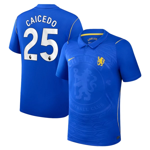 Chelsea Caicedo 25 Fotbollströja Hemma 2026/27 Chelsea Caicedo 25 Fotbollströja Hemma 2026/27