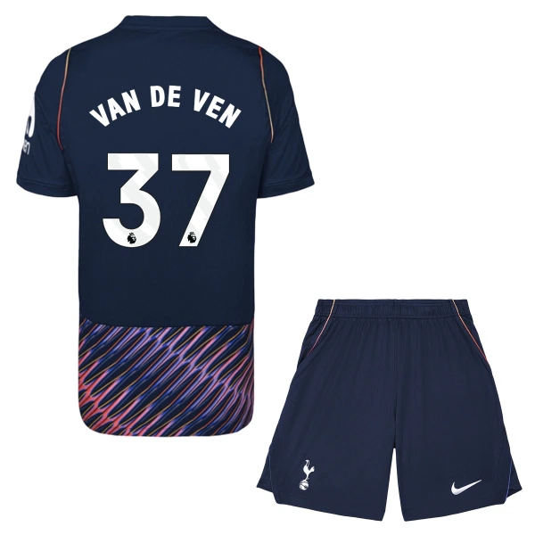 Tottenham Hotspur Van De Ven 37 Fotbollströja Barn Borta 2026/27 Tottenham Hotspur Van De Ven 37 Fotbollströja Barn Borta 2026/27