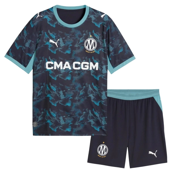 Olympique Marseille Aubameyang 17 Fotbollströja Barn Borta 2026/27