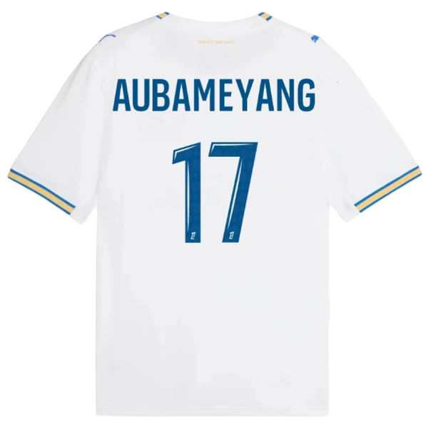 Olympique Marseille Aubameyang 17 Fotbollströja Hemma 2026/27 Olympique Marseille Aubameyang 17 Fotbollströja Hemma 2026/27
