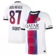 Paris Saint-Germain Joao Neves 87 Fotbollströja Borta 2026/27 Paris Saint-Germain Joao Neves 87 Fotbollströja Borta 2026/27