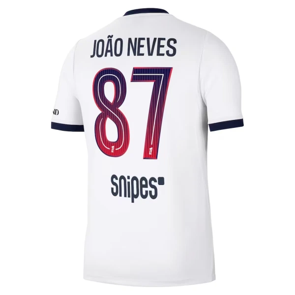 Paris Saint-Germain Joao Neves 87 Fotbollströja Borta 2026/27