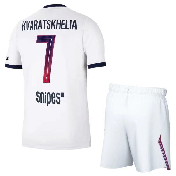 Paris Saint-Germain Kvaratskhelia 7 Fotbollströja Barn Borta 2026/27 Paris Saint-Germain Kvaratskhelia 7 Fotbollströja Barn Borta 2026/27