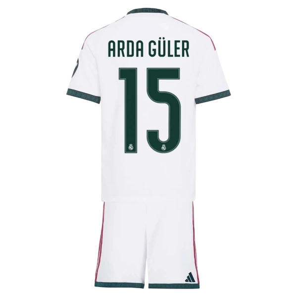 Real Madrid Arda Guler 15 Fotbollströja Barn Hemma 2026/27 Real Madrid Arda Guler 15 Fotbollströja Barn Hemma 2026/27