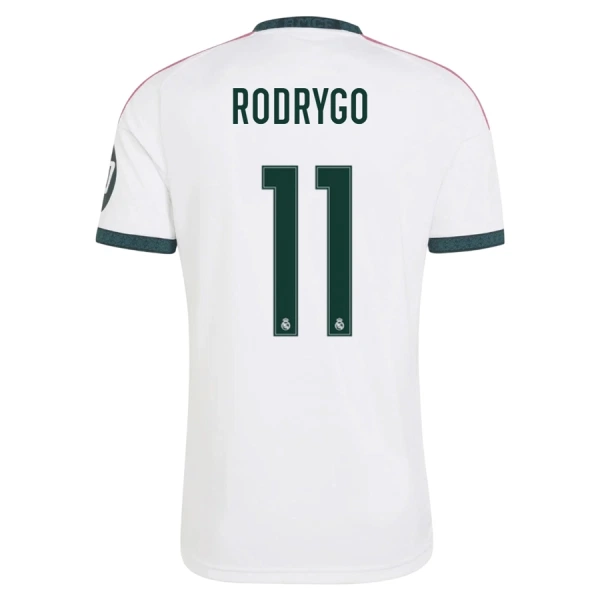 Real Madrid Rodrygo 11 Fotbollströja Hemma 2026/27 Real Madrid Rodrygo 11 Fotbollströja Hemma 2026/27