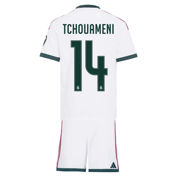 Real Madrid Tchouaméni 14 Fotbollströja Barn Hemma 2026/27 Real Madrid Tchouaméni 14 Fotbollströja Barn Hemma 2026/27