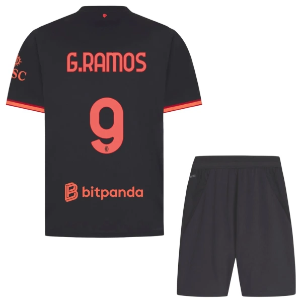AC Milan G. Ramos 9 Fotbollströja Barn Tredje 2026/27 AC Milan G. Ramos 9 Fotbollströja Barn Tredje 2026/27