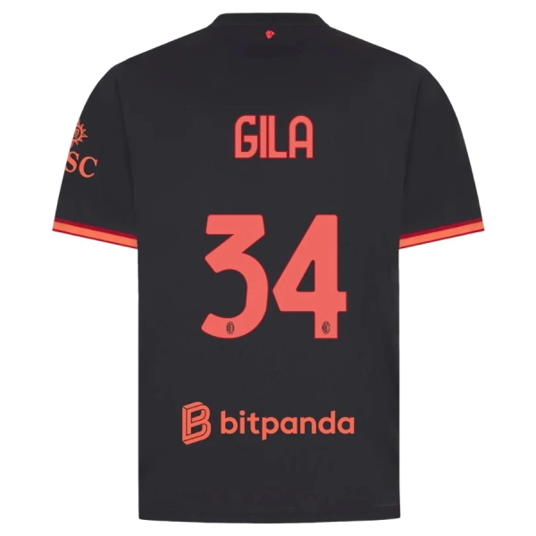 AC Milan Gila 34 Fotbollströja Tredje 2026/27 AC Milan Gila 34 Fotbollströja Tredje 2026/27