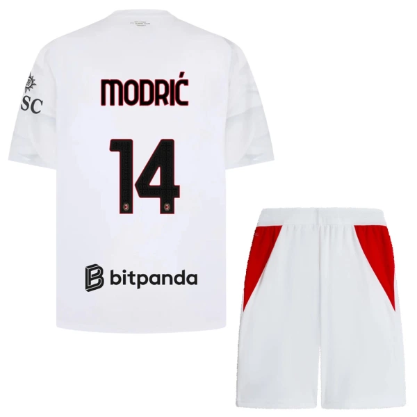 AC Milan Modrić 14 Fotbollströja Barn Borta 2026/27