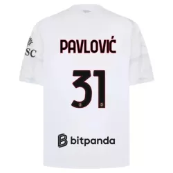 AC Milan Pavlovic 31 Fotbollströja Borta 2026/27 AC Milan Pavlovic 31 Fotbollströja Borta 2026/27