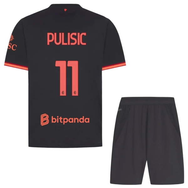 AC Milan Pulisic 11 Fotbollströja Barn Tredje 2026/27 AC Milan Pulisic 11 Fotbollströja Barn Tredje 2026/27