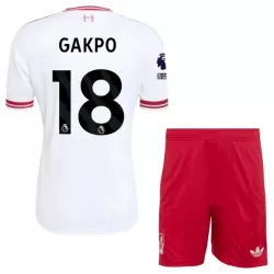 Liverpool Gakpo 18 Fotbollströja Barn Borta 2026/27