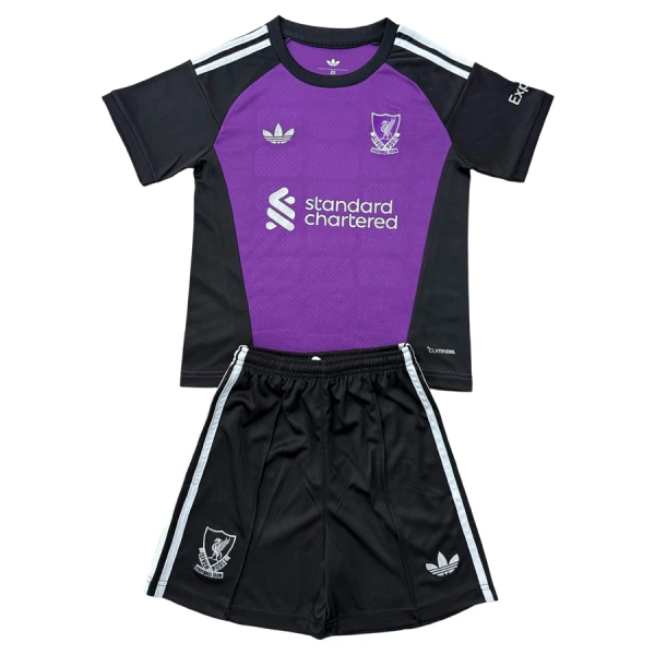 Liverpool Målvakt Fotbollströja Barn 2026/27 Lila