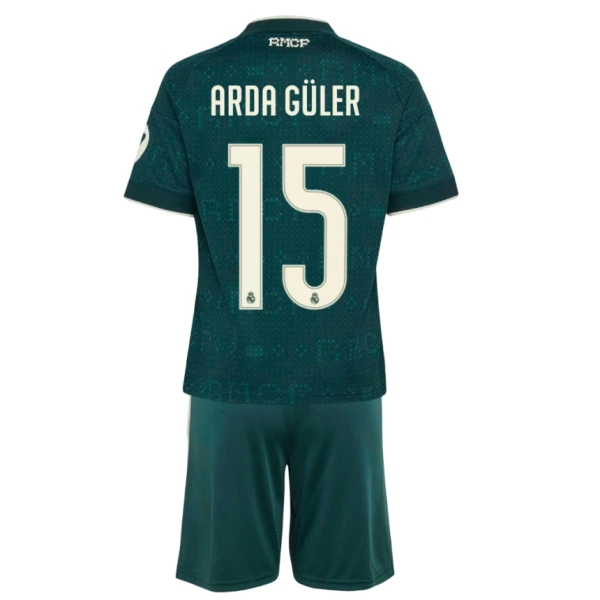 Real Madrid Arda Guler 15 Fotbollströja Barn Borta 2026/27 Real Madrid Arda Guler 15 Fotbollströja Barn Borta 2026/27