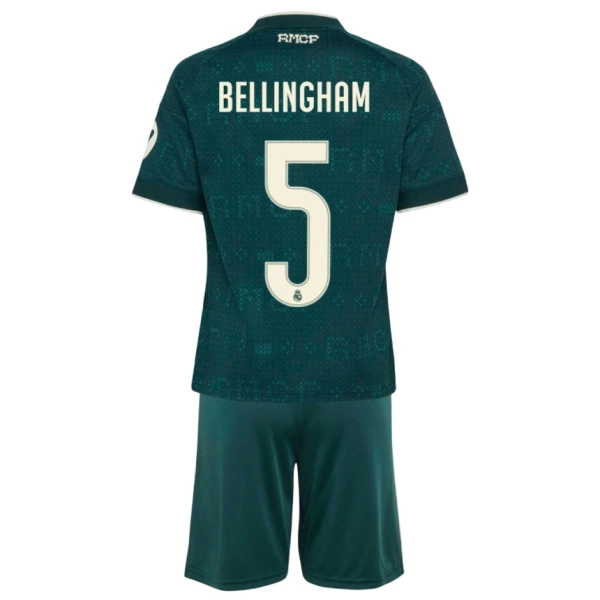 Real Madrid Bellingham 5 Fotbollströja Barn Borta 2026/27 Real Madrid Bellingham 5 Fotbollströja Barn Borta 2026/27