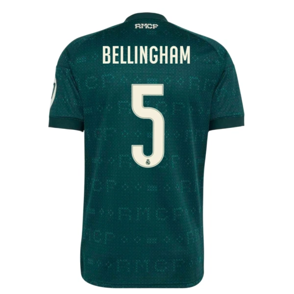 Real Madrid Bellingham 5 Fotbollströja Borta 2026/27