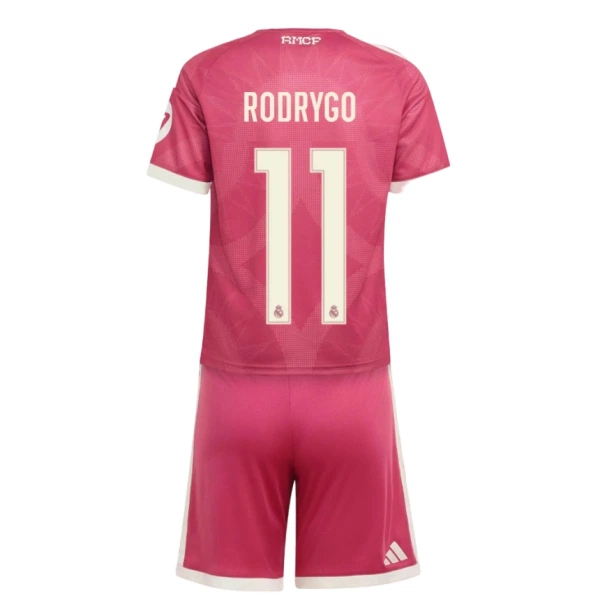 Real Madrid Rodrygo 11 Fotbollströja Barn Tredje 2026/27 Real Madrid Rodrygo 11 Fotbollströja Barn Tredje 2026/27