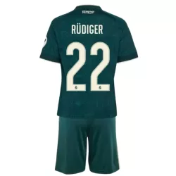 Real Madrid Rudiger 22 Fotbollströja Barn Borta 2026/27