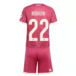 Real Madrid Rudiger 22 Fotbollströja Barn Tredje 2026/27