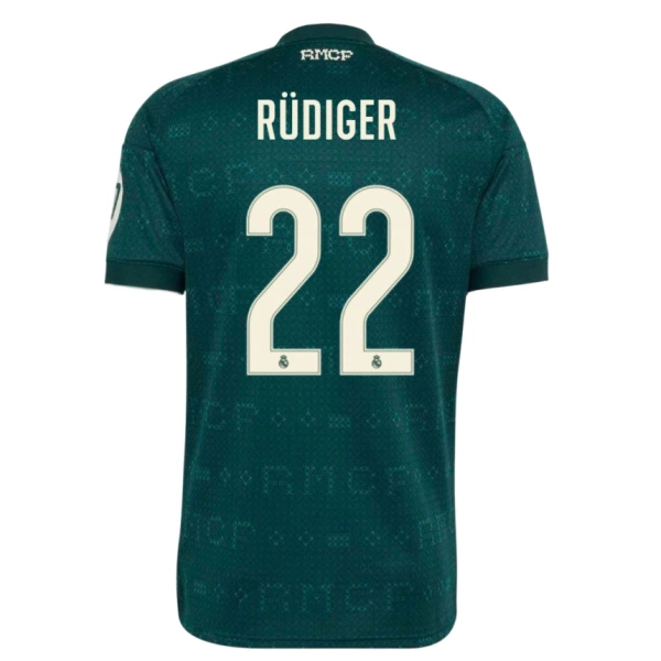 Real Madrid Rudiger 22 Fotbollströja Borta 2026/27