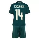 Real Madrid Tchouaméni 14 Fotbollströja Barn Borta 2026/27