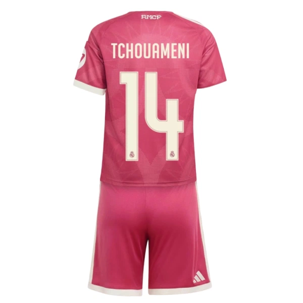 Real Madrid Tchouaméni 14 Fotbollströja Barn Tredje 2026/27 Real Madrid Tchouaméni 14 Fotbollströja Barn Tredje 2026/27