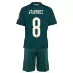 Real Madrid Valverde 8 Fotbollströja Barn Borta 2026/27
