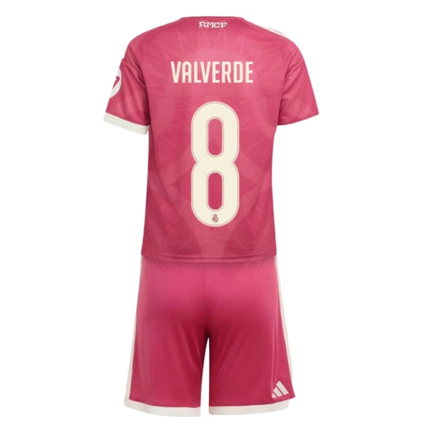 Real Madrid Valverde 8 Fotbollströja Barn Tredje 2026/27 Real Madrid Valverde 8 Fotbollströja Barn Tredje 2026/27