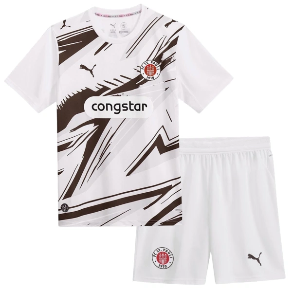 St Pauli Fotbollströja Barn Borta 2026/27 St Pauli Fotbollströja Barn Borta 2026/27