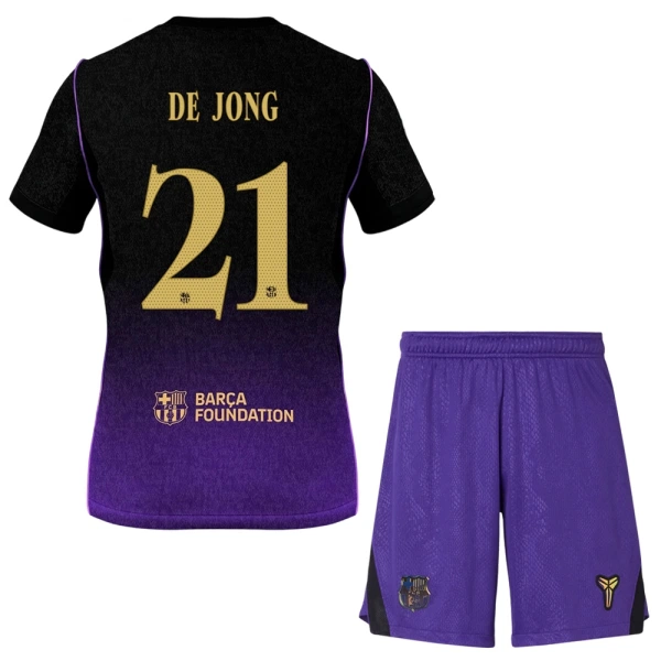 FC Barcelona Frenkie de Jong 21 Fotbollströja Barn Borta 2026/27 FC Barcelona Frenkie de Jong 21 Fotbollströja Barn Borta 2026/27