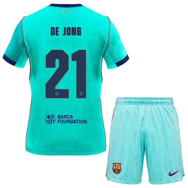 FC Barcelona Frenkie de Jong 21 Fotbollströja Barn Tredje 2026/27