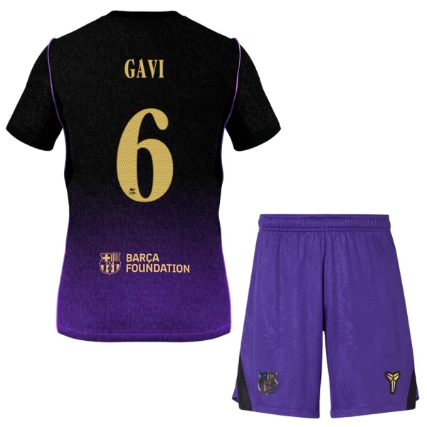 FC Barcelona Gavi 6 Fotbollströja Barn Borta 2026/27 FC Barcelona Gavi 6 Fotbollströja Barn Borta 2026/27