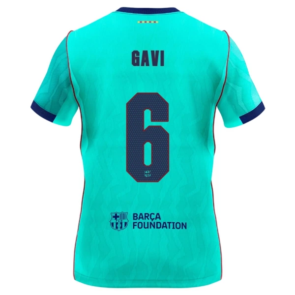 FC Barcelona Gavi 6 Fotbollströja Barn Tredje 2026/27