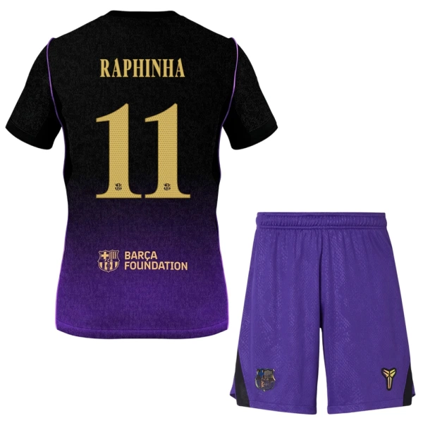 FC Barcelona Raphinha 11 Fotbollströja Barn Borta 2026/27