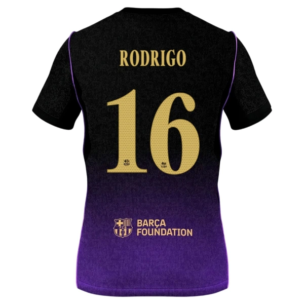 FC Barcelona Rodrigo 16 Fotbollströja Barn Borta 2026/27