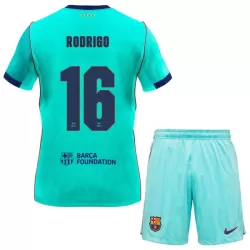 FC Barcelona Rodrigo 16 Fotbollströja Barn Tredje 2026/27 FC Barcelona Rodrigo 16 Fotbollströja Barn Tredje 2026/27