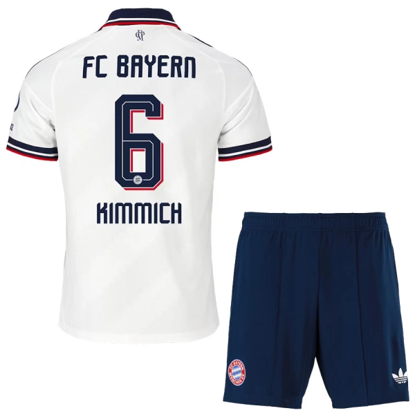 FC Bayern München Kimmich 6 Fotbollströja Barn Borta 2026/27 FC Bayern München Kimmich 6 Fotbollströja Barn Borta 2026/27