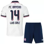 FC Bayern München Luis Díaz 14 Fotbollströja Barn Borta 2026/27