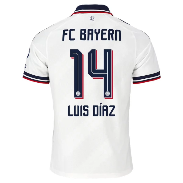 FC Bayern München Luis Díaz 14 Fotbollströja Barn Borta 2026/27