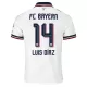 FC Bayern München Luis Díaz 14 Fotbollströja Barn Borta 2026/27